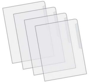 Maxi L Folder A4 180 Micron Clear BX/100 