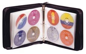 DAC MP-148 CD/DVD Wallet 240 Disc Capacity Black