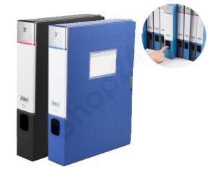 Deli 5606 Velcro A4 Document Case (55MM) Assorted