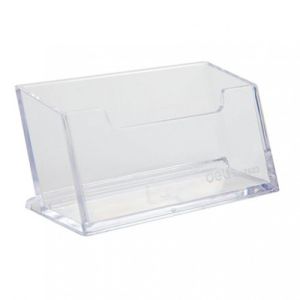 Deli 7623 Business Card Holder, Clear Transparent 