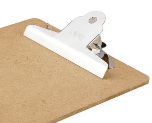 Deli 9227 Wooden Clipboard A4 Size Jumbo Metal Lever