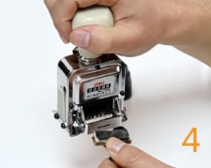 Deli 7506 Automatic Numbering Machine, 6 Digits