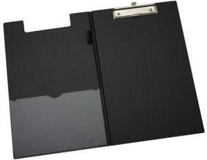PVC Double Clipboard, Metal Lever, Asst Colors, A4 Size