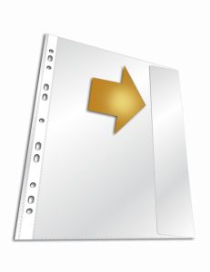 Durable 2664 Punched Pockets, A4, Open at Outer Edge [Bag/5]