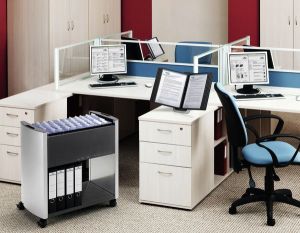  Durable 3076 Design Line Suspension File Trolley