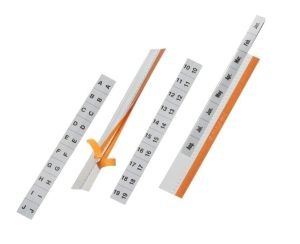 Durable 8402-19 TABFIX® 200MM 2 Lines Printable Tabs Bag/5 Clear