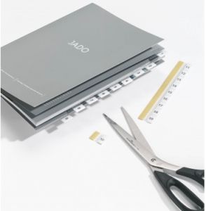 Durable 8402 TABFIX® 200MM 2 Lines Printable Tabs Bag/5 