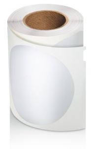 DYMO (14681) CD/DVD Labels, White Paper, 57 mm (dia), [160 Labels/Roll]