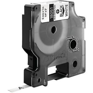 Dymo Rhino 18051 White Heat Shrink Tube 1/4" (6mm)