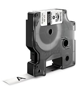 Dymo Rhino 18055 White Heat Shrink Tube 1/2" (12mm)