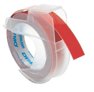 Dymo 3D Embossing Tape 9mm x 3m Red