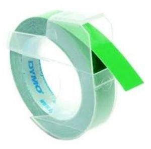 Dymo 3D Embossing Tape 9mm x 3m Green