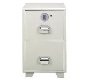 Eagle SF-680 - 2EKX 2 Drawer Fire Resistant Filing Cabinet 1 Key + Electronic Lock