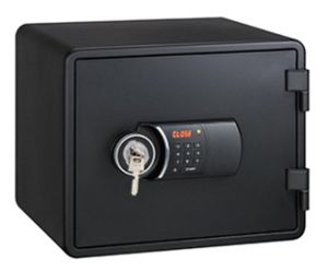 Eagle YESM-020K (BK) Fire Resistant Safe, Digital & Key Lock, Black