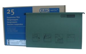 Elba 85938 Verticplus Suspension File Foolscap PK/25 Green