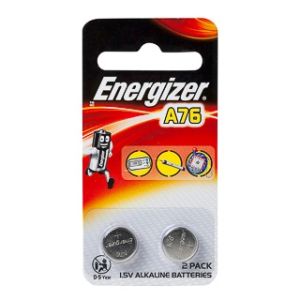 Energizer A76/LR44 Alkaline Batteries, 2/Pack