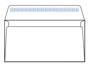 White Envelopes, 80gsm, (DL) 115 x 225mm [Pack/50]