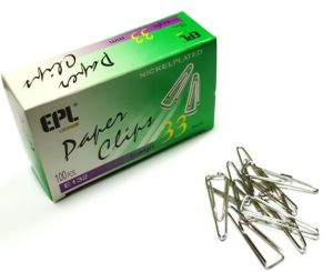 EPL E132 Triangle Paper Clips 33MM PK/100