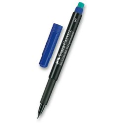 Faber-Castell Multimark 1523 OHP Marker, Super Fine (0.4mm), Blue