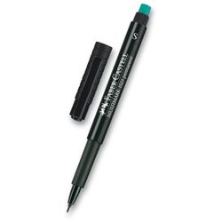 Faber-Castell Multimark 1523 OHP Marker, Super Fine (0.4mm), Black 