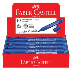 Faber-Castell P20 Permanent Marker Bullet Tip Blue
