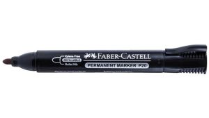 Faber-Castell P20 Permanent Marker Bullet Tip Black