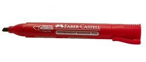 Faber Castell P50 Permanent Marker Chisel Red