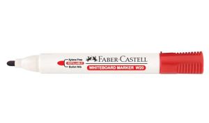 Faber Castell Whiteboard Marker, Bullet Tip, Red 
