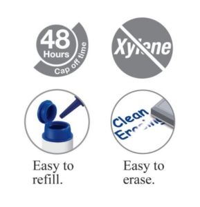 Faber Castell Whiteboard Marker, Bullet Tip, Blue 