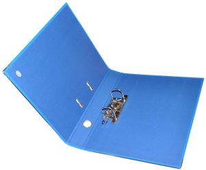 PP Colored Box File, F/C, Narrow (4cm) Spine, Blue