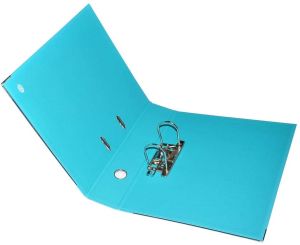 PP Colored Box File, F/C, Broad (8cm) Spine, Light Blue