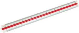 FIS FSRUTR30 Triangular Ruler Plastic 30CM
