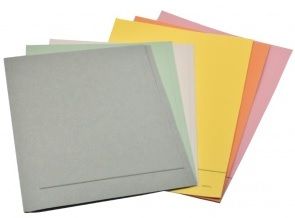 Square Cut Paper Folder [PK/50] Foolscap Buff