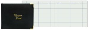 FIS Visitor Book 4 Column 200X250MM 120 Sheets Black