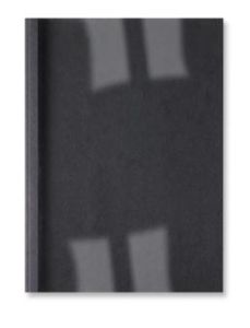 GBC LinenWeave Thermal Binding Covers, 2mm, Black [Box of 100]