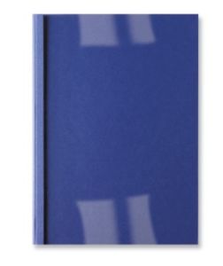 GBC LeatherGrain Thermal Binding Covers, 1.5mm, Royal Blue [Box of 100]