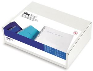 GBC Wire Binding Elements [3:1] 34 Loops, 6mm 55 Sheets, PK/100 Black