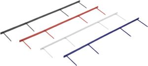 GBC VeloBind Binding Strips 45mm , 4 Prong [Pack of 100] Blue