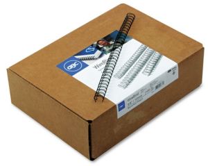 GBC Wire Binding Elements [3:1] 34 Loops, 14mm 125 Sheets, PK/100 Black