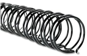 GBC Wire Binding Elements [3:1] 34 Loops, 9.5mm 85 Sheets, PK/100 Black