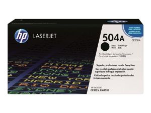 HP CE250A Black Toner Cartridge (504A)