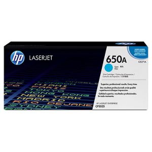 HP 650A Cyan Toner Cartridge (CE271A) for CP5525
