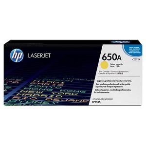 HP 650A Yellow Toner Cartridge (CE272A) for CP5525