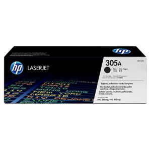 HP 305A Black LaserJet Toner Cartridge (CE410A)