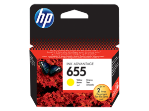 HP 655 Yellow Ink Cartridge (CZ112AE)