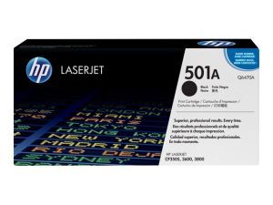 HP 501A Black LaserJet Toner Cartridge (Q6470A)
