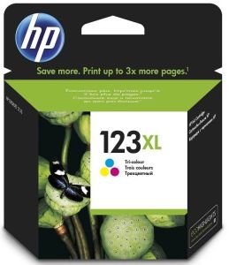 HP 123XL Tri Colour Ink Cartridge (F6V18AE)