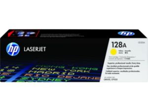 HP 128A Yellow Toner Cartridge | CE322A