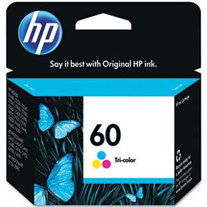 HP 60 TRI-COLOR INK CARTRIDGE (CC643WN)