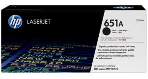 HP CE340A Black Toner Cartridge (651A)
